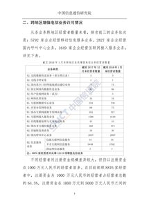 2018年1月中國(guó)增值電信業(yè)務(wù)許可情況分析 許可企業(yè)共49496家